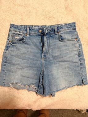 American Eagle Outfitters Light Blue Denim Cutoff Shorts
